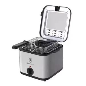 Basket Oven Adjustable Thermostat Frying Pan Electric Pot Deep Fryer Grill