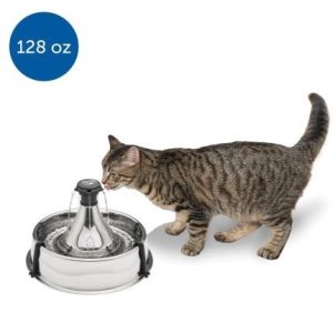 PetSafe Drinkwell Stainless Multi-Pet Fountain – 128 oz